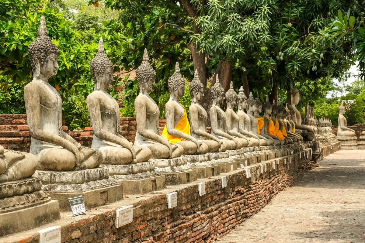 Abend in Ayutthaya