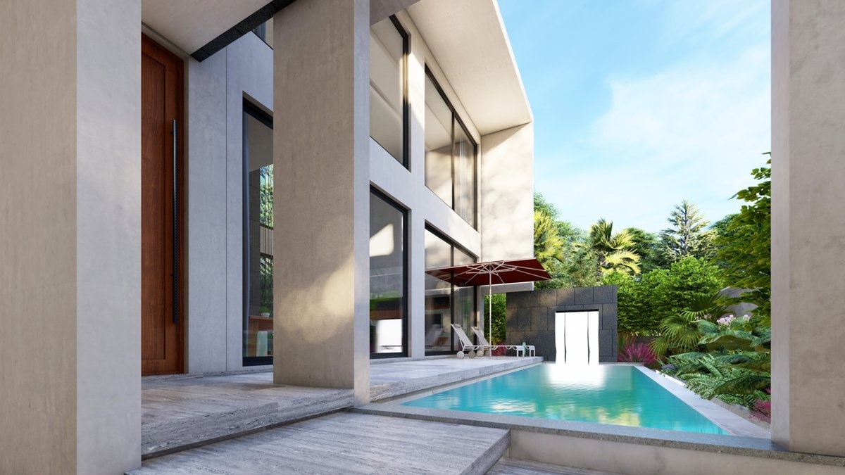 Layan Bangsare Beach, Villa