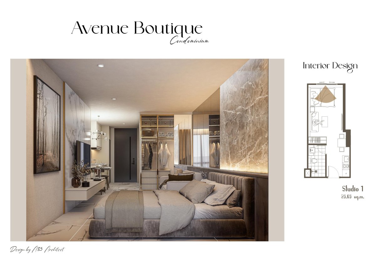 Avenue Boutique Condominium, Studio