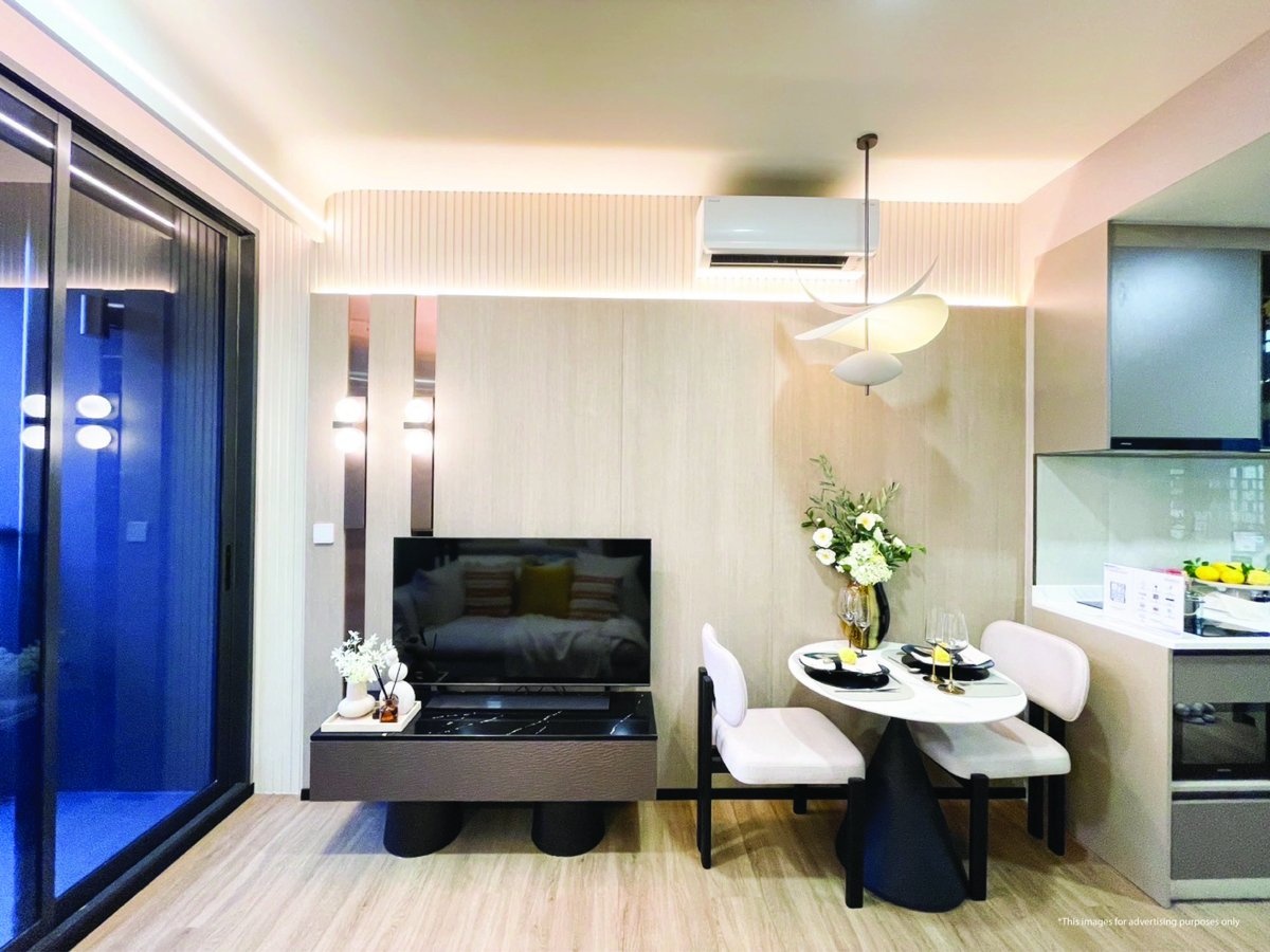 Aquarous Jomtien Pattaya, สตูดิโอ 1 ห้องนอน ซูพีเรีย
