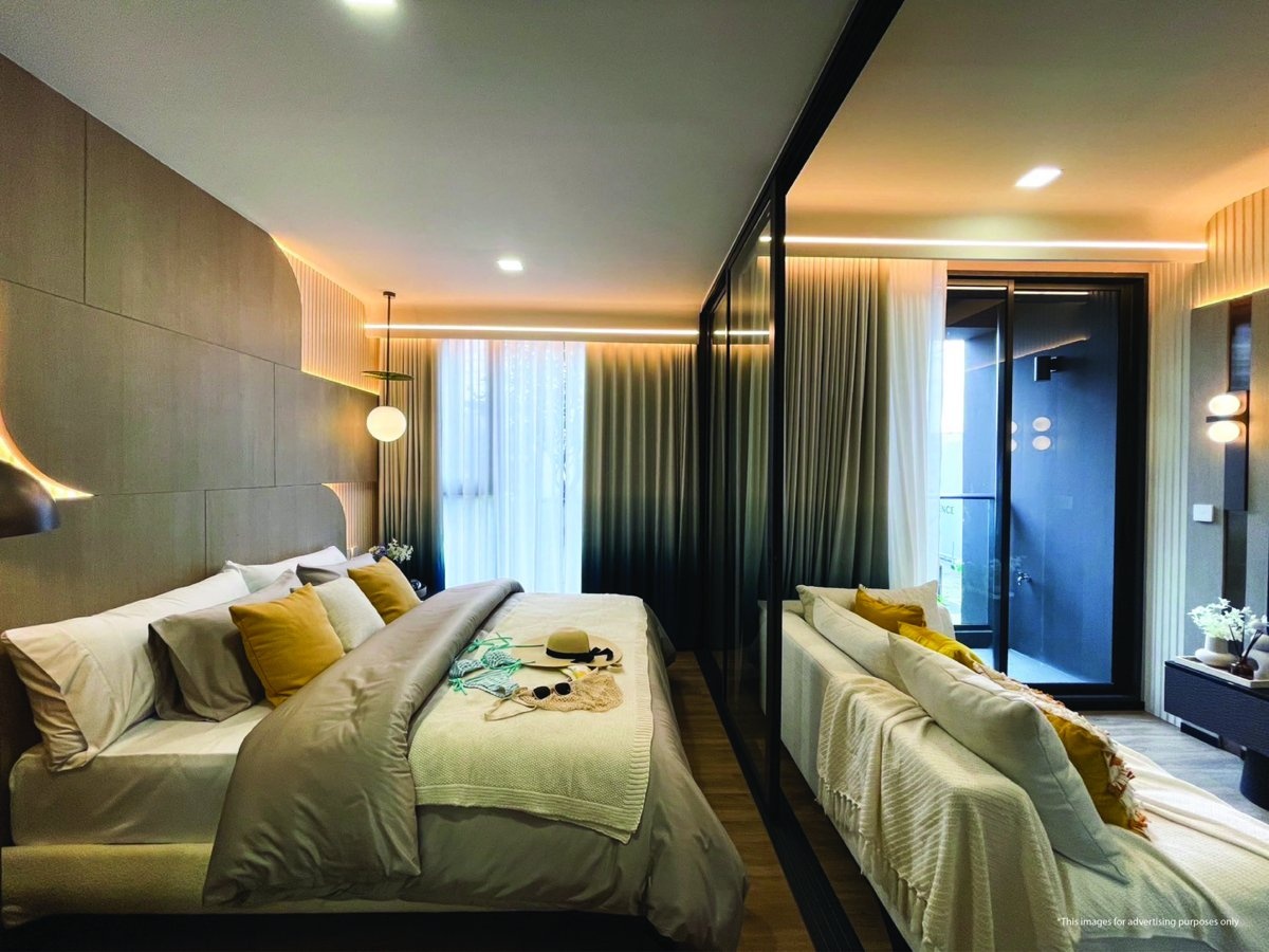 อควารุส จอมเทียน พัทยา, ห้องพักดีลักซ์ 1 ห้องนอน ชั้นสูง