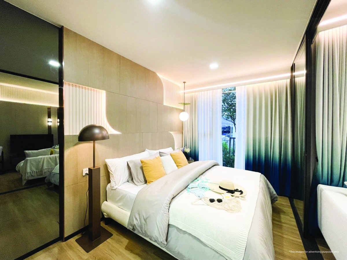 อควารุส จอมเทียน พัทยา, ห้องพักดีลักซ์ 1 ห้องนอน ชั้นสูง