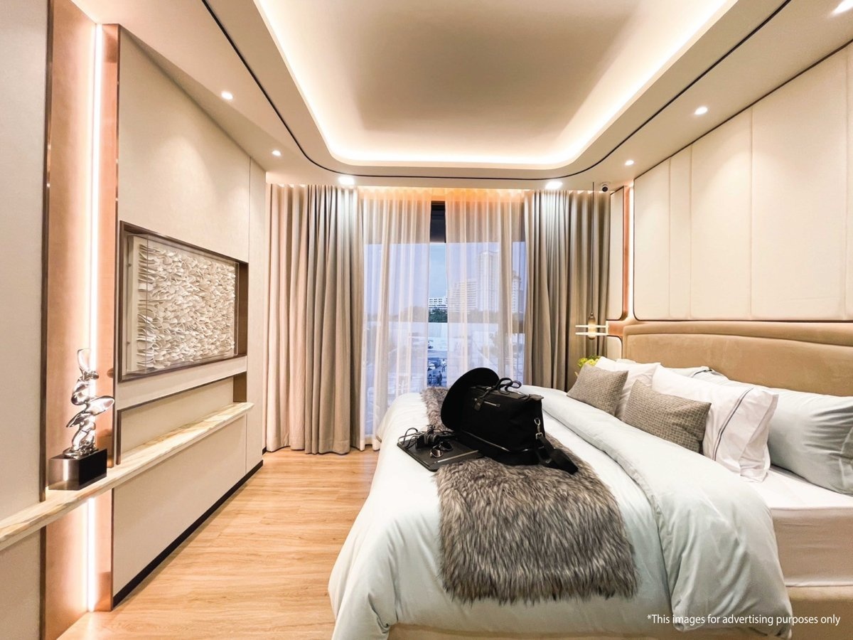 Aquarous Jomtien Pattaya, Deluxe mit 1 Schlafzimmer